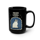 Halloween Cat Aries Astrology Mug 15oz