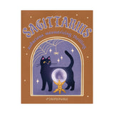 Sagittarius Spooky Cat Astrology Art Print