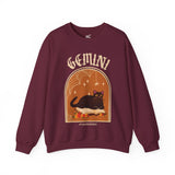 Gemini Spooky Cat Astrology Crewneck