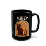 Aries Spooky Cat Astrology Mug