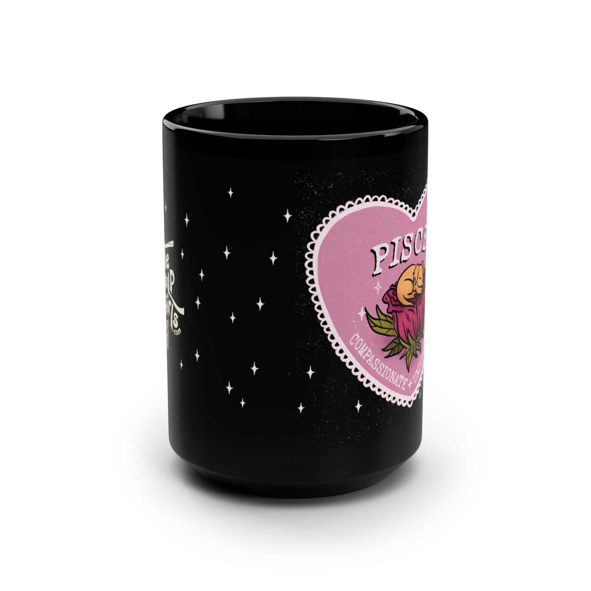 Lover Dog Astrology Mug - Pisces 15oz