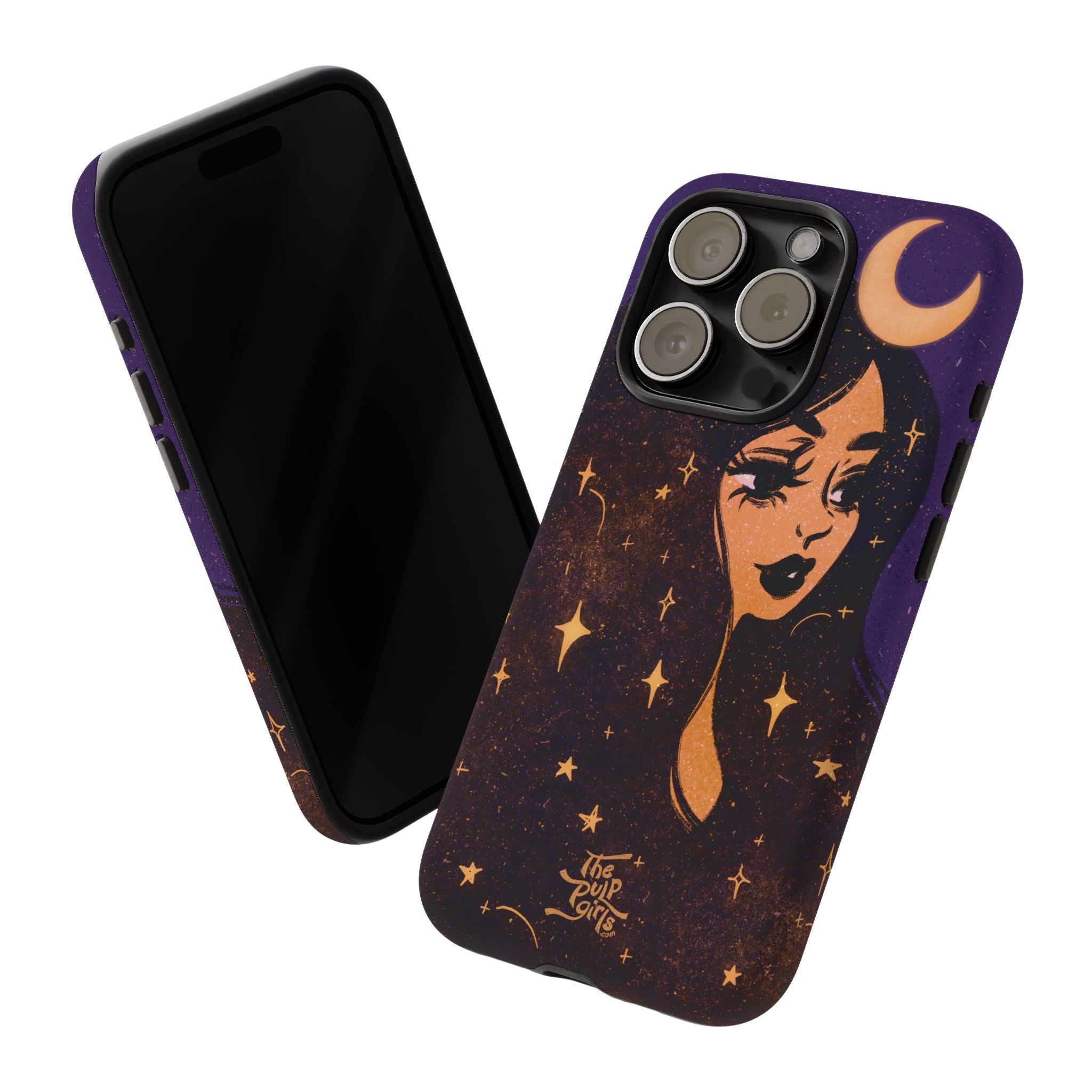 Moon Girl Purple Phone Case