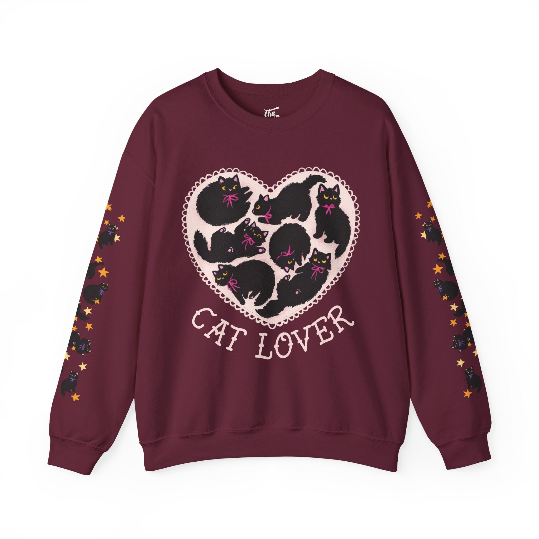 Black Cat Lover Crewneck Sweatshirt