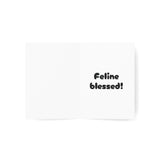 Feline Blessed Greetings Card