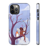 Purple Bird & Fairy Phone Case
