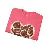 Brown Tabby Cat Lover Crewneck Sweatshirt