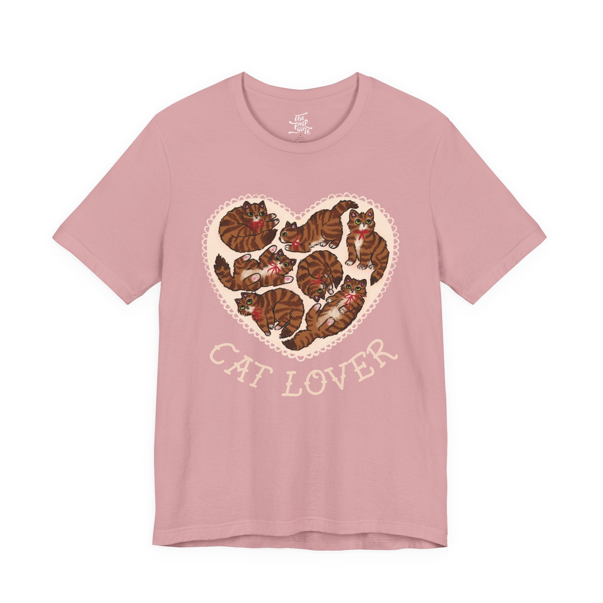 Brown Tabby Cat Lover Tee