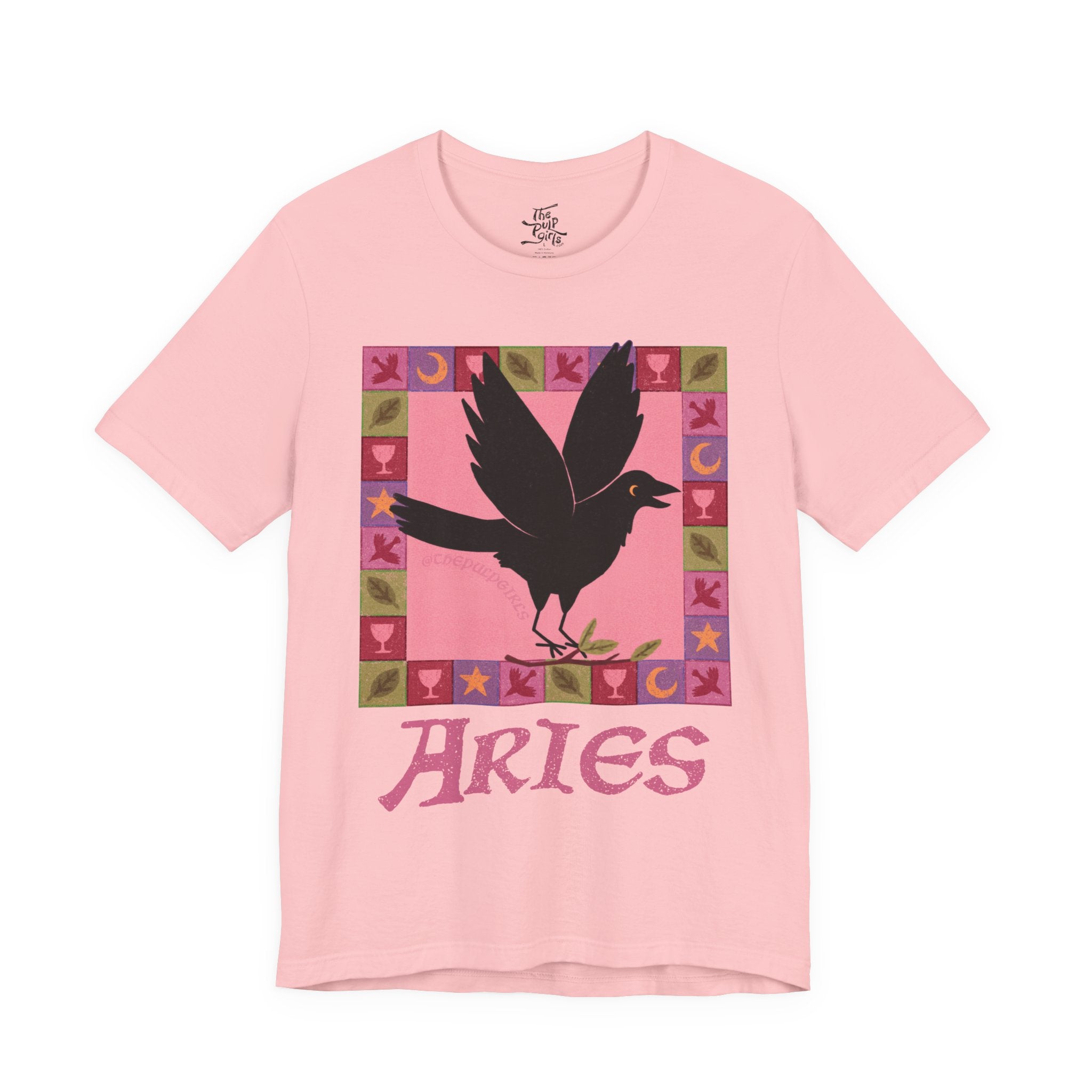 Aries Whimsical Crow Tee