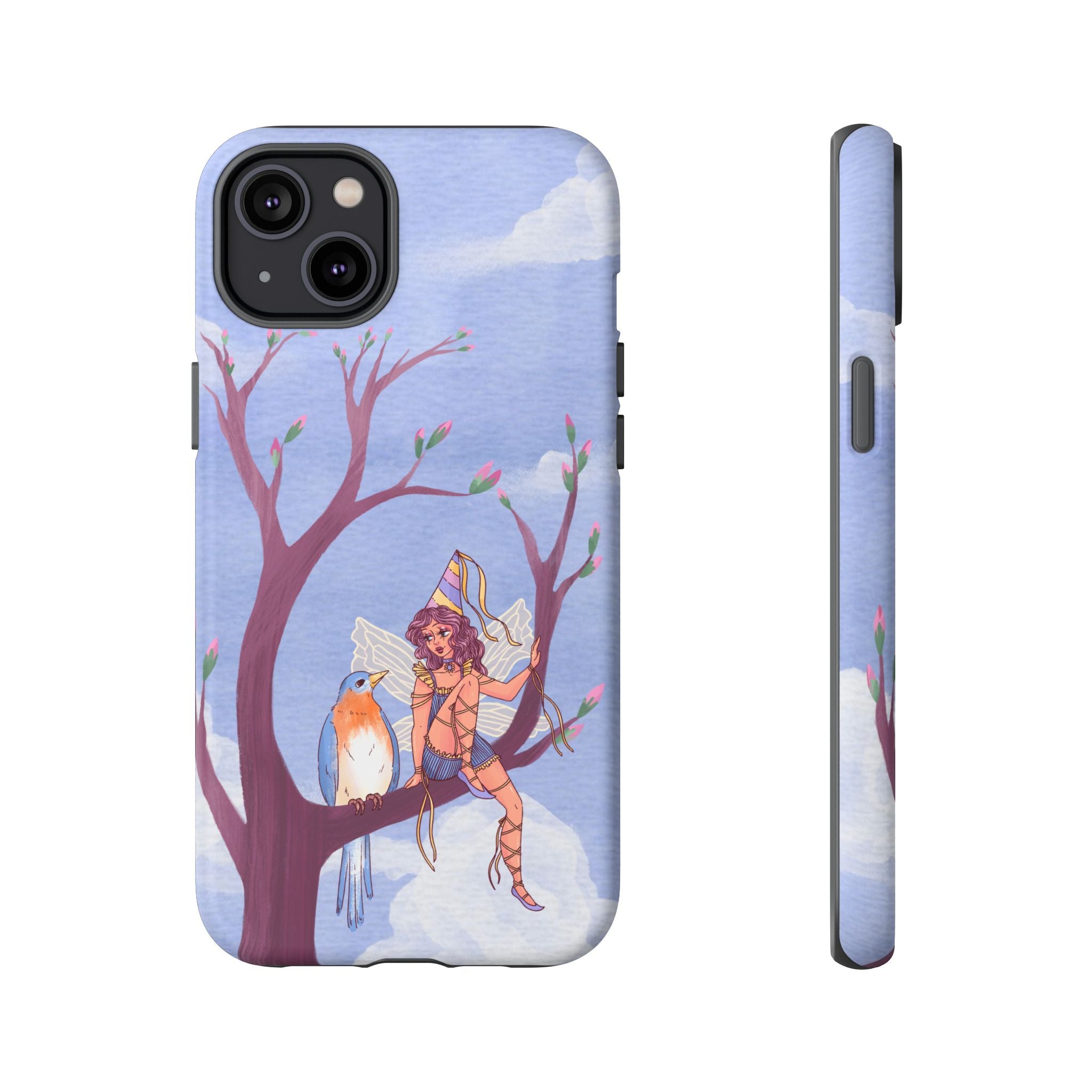 Blue Bird & Fairy Phone Case