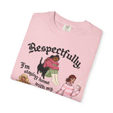 Staying Home With My Cat Tee