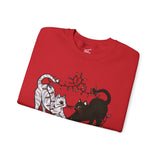 Festive Kitty Crewneck Sweatshirt