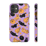 All The Kitties Phone Case - Purple