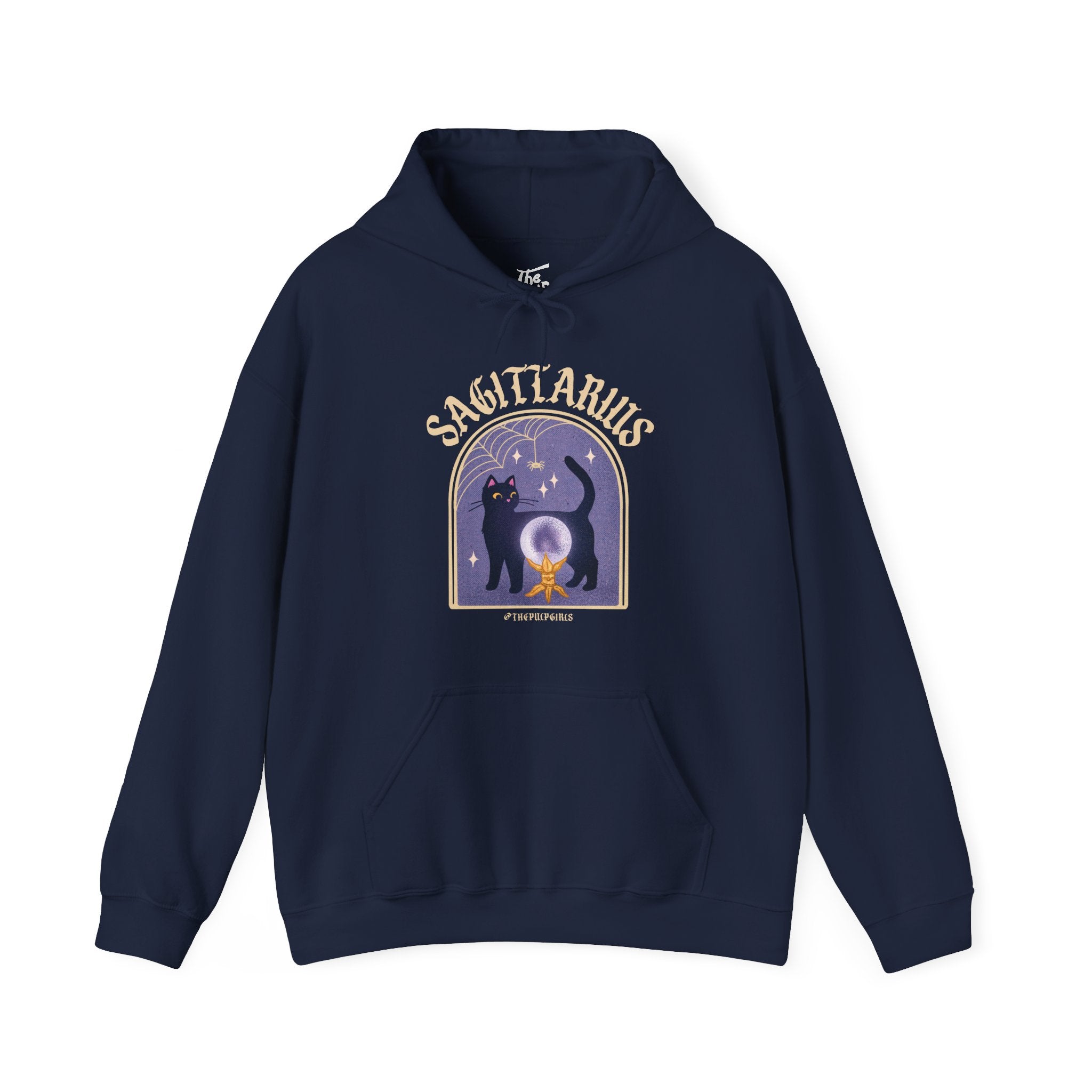 Sagittarius Spooky Cat Astrology Hoodie