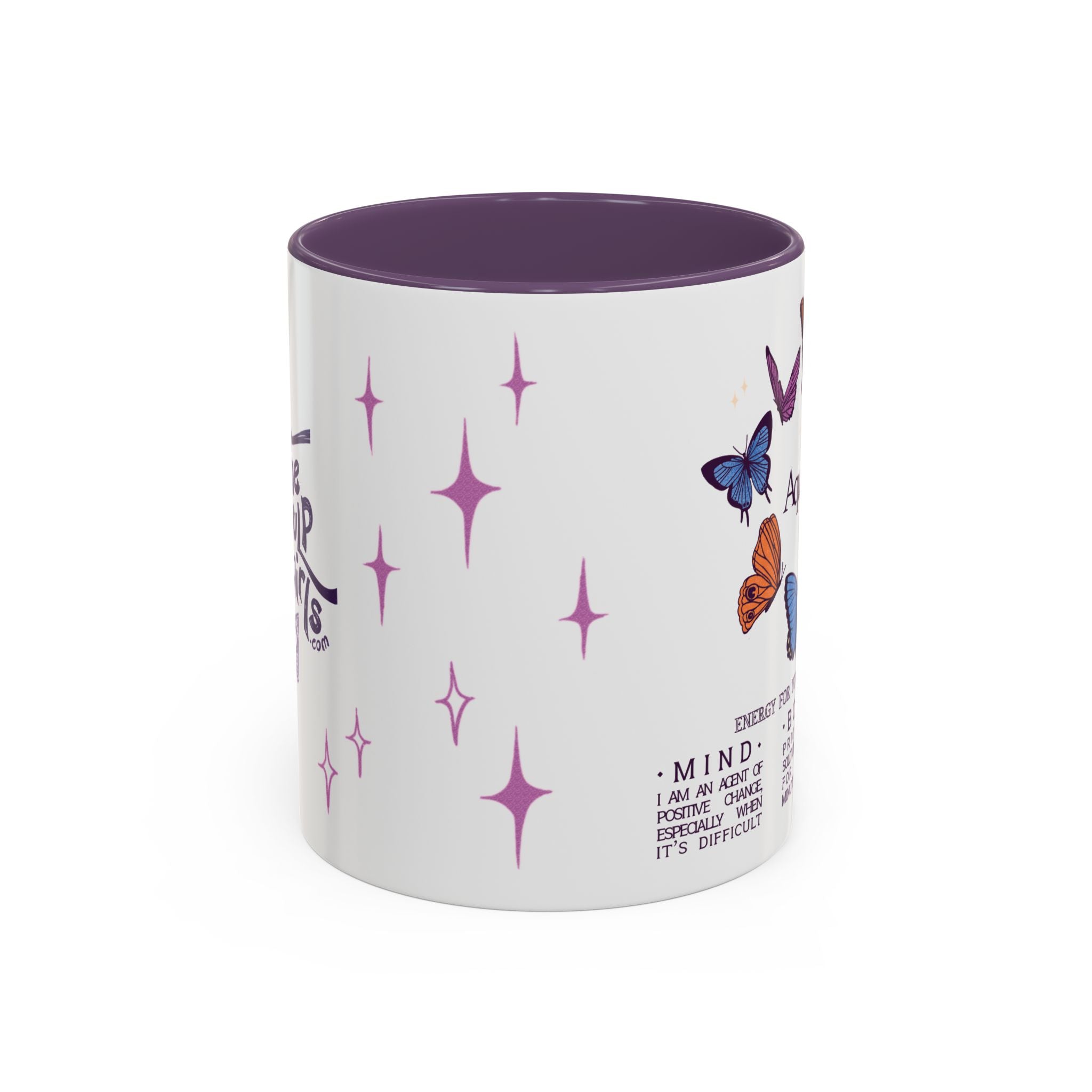 Aquarius Butterfly Astrology Mug