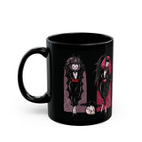 Pinup Vampire Bat Babes Retro Halloween Mug