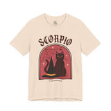 Scorpio Spooky Cat Astrology Tee