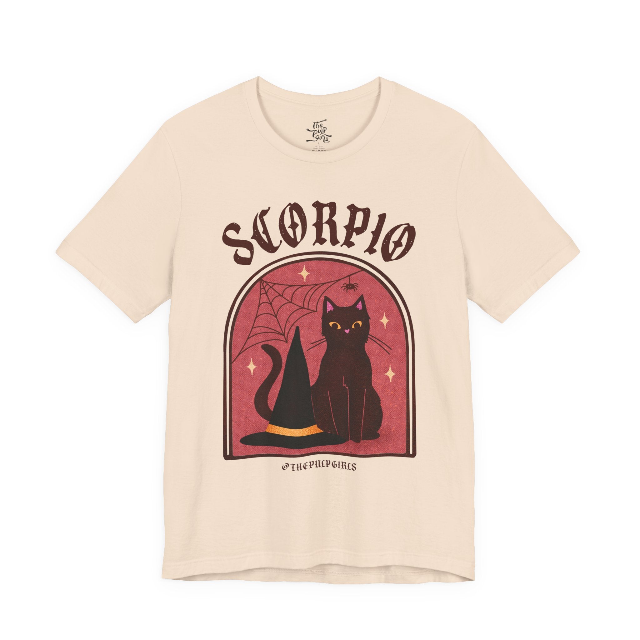 Scorpio Spooky Cat Astrology Tee