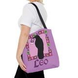 Leo Whimsical Crow Tote Bag