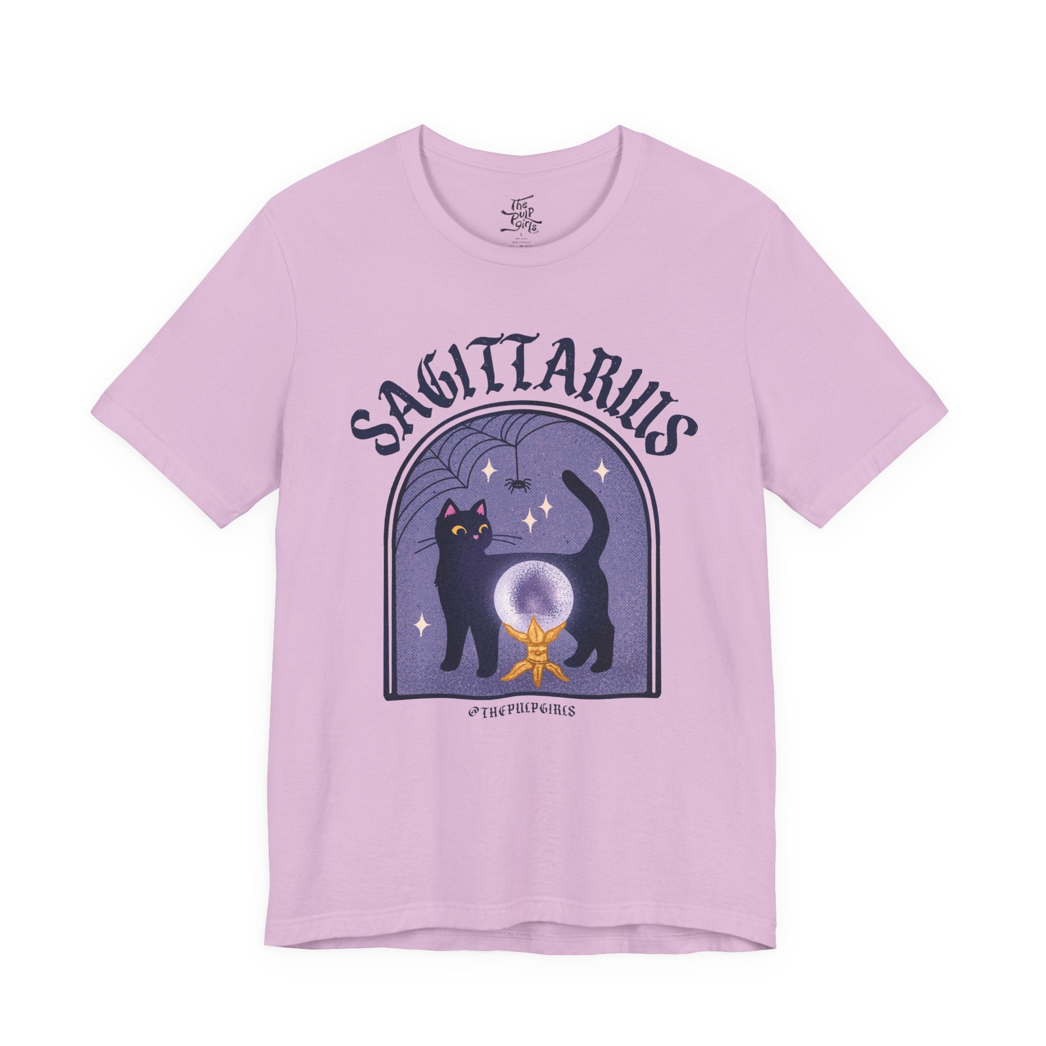 Sagittarius Spooky Cat Astrology Tee