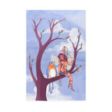 Blue Bird and Fairy Poster