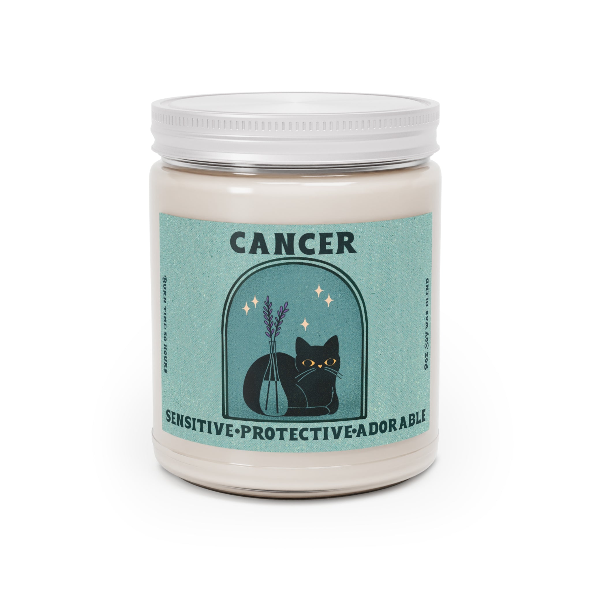 Cancer Cat Astrology Candle