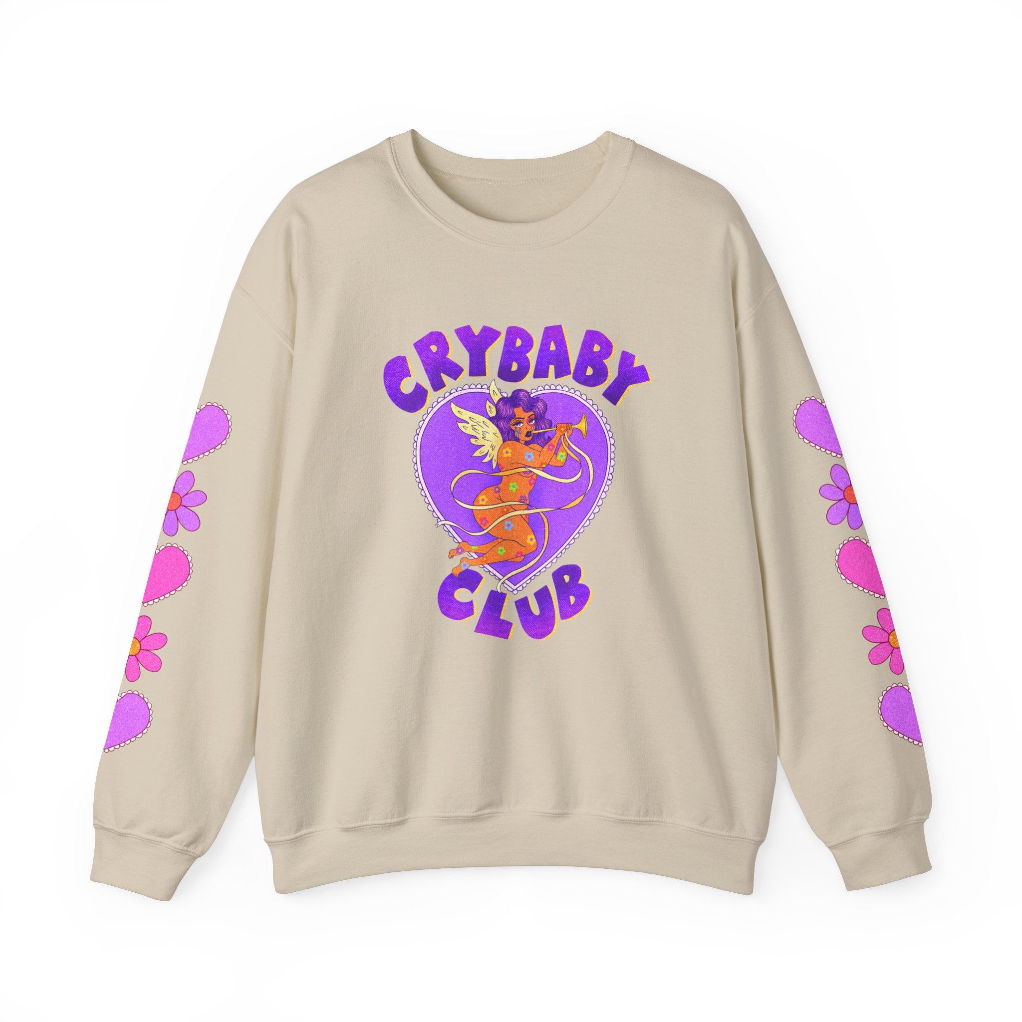 Crybaby Club Purple Crewneck Sweatshirt