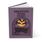 Spooky Aquarius Cat Astrology Journal