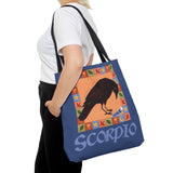 Scorpio Whimsical Crow Tote Bag
