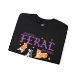 Absolutely Feral for Dogs Crewneck Sweatshirt