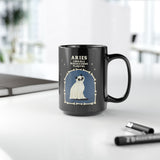 Halloween Cat Aries Astrology Mug 15oz