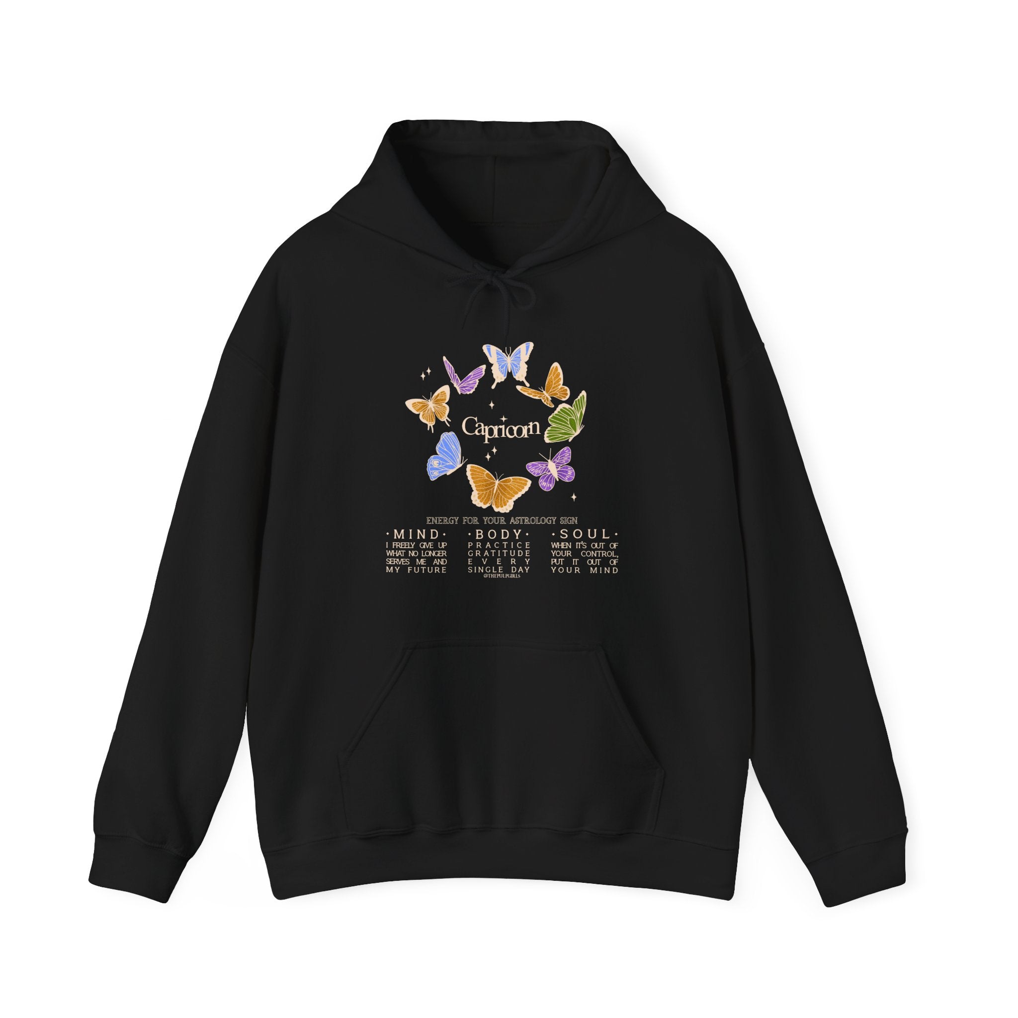 Capricorn Butterfly Astrology Hoodie