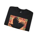 Cancer Whimsical Crow Crewneck Sweatshirt