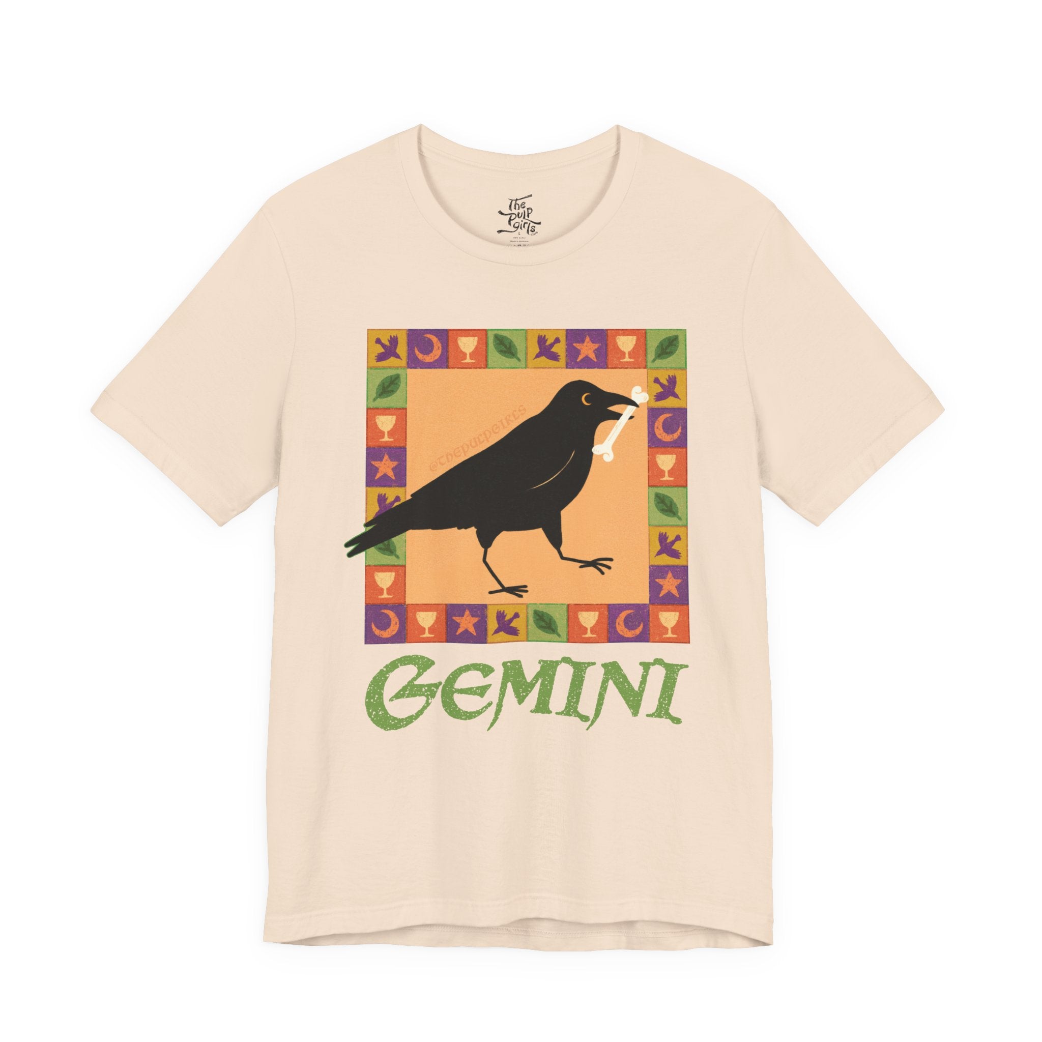 Gemini Whimsical Crow Tee