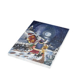 Winter Seaside Cottage Greeting Card