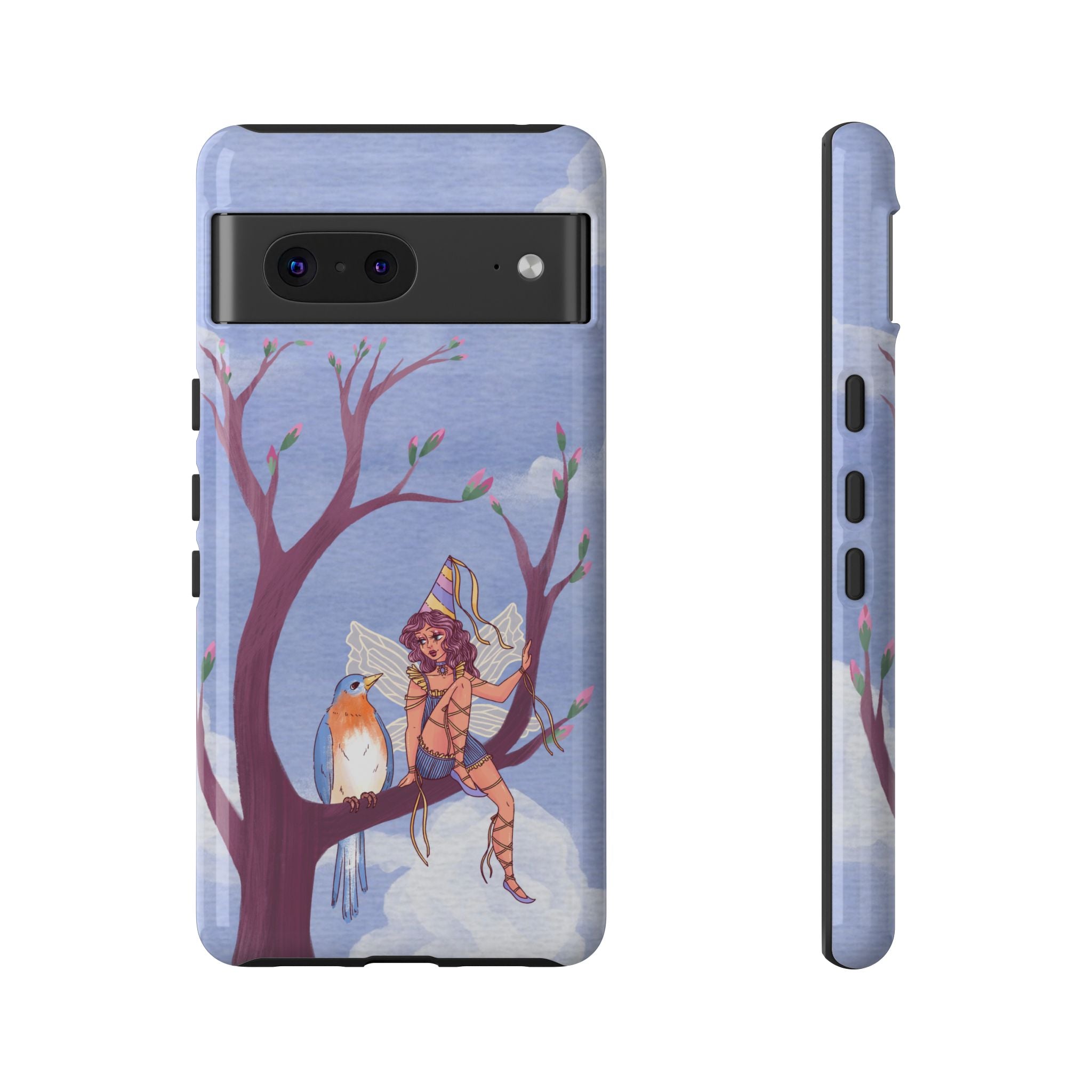 Blue Bird & Fairy Phone Case