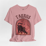 Taurus Spooky Cat Astrology Tee