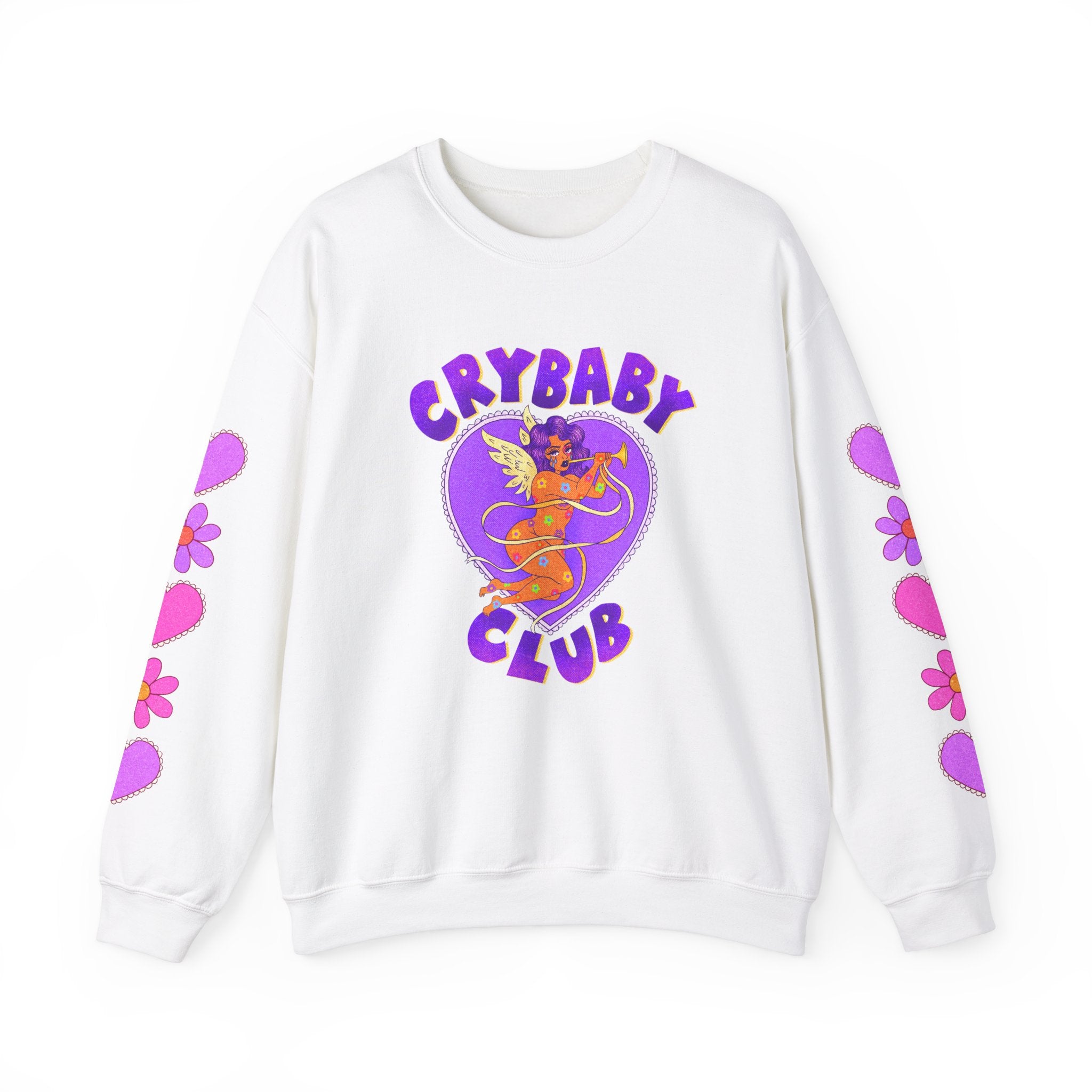 Crybaby Club Purple Crewneck Sweatshirt