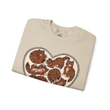 Brown Tabby Cat Lover Crewneck Sweatshirt