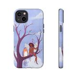 Purple Bird & Fairy Phone Case