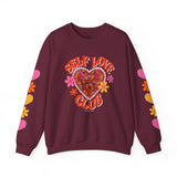 Self Love Club Orange Crewneck Sweatshirt