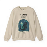 Gemini Halloween Cat Astrology Crewneck