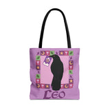 Leo Whimsical Crow Tote Bag
