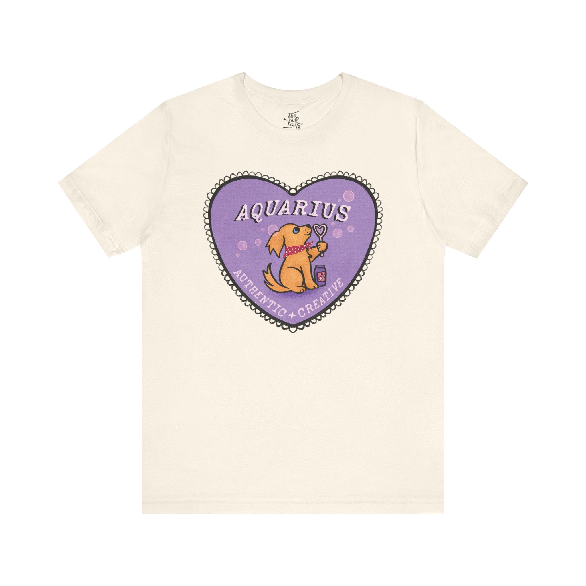 Aquarius Lover Dog Astrology Tee