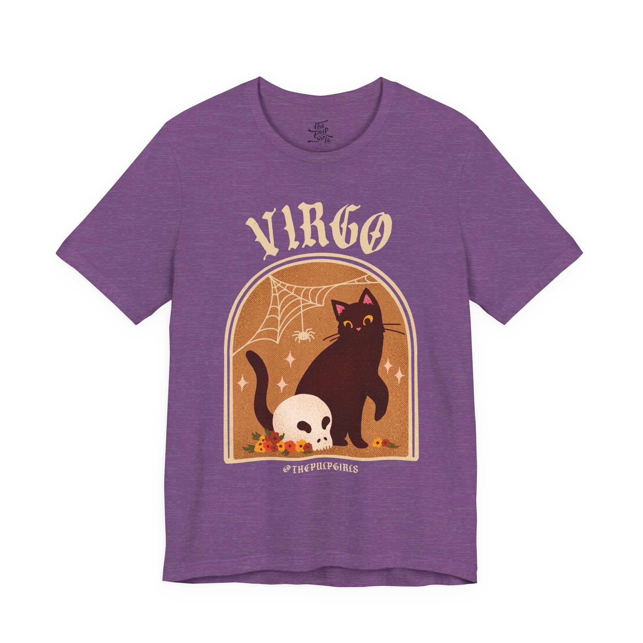 Virgo Spooky Cat Astrology Tee