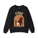 Virgo Spooky Cat Astrology Crewneck