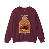 Spooky Gemini Cat Astrology Crewneck