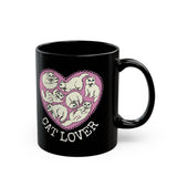 White Cat Lover Mug 11oz