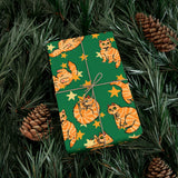 Orange Cat Lover Gift Wrap Papers