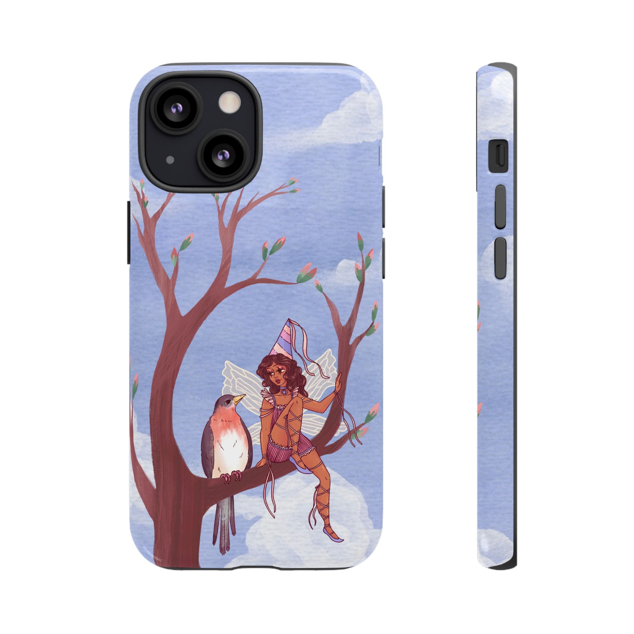 Pink Bird & Fairy Phone Case