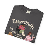 Staying Home With My Cat Tee